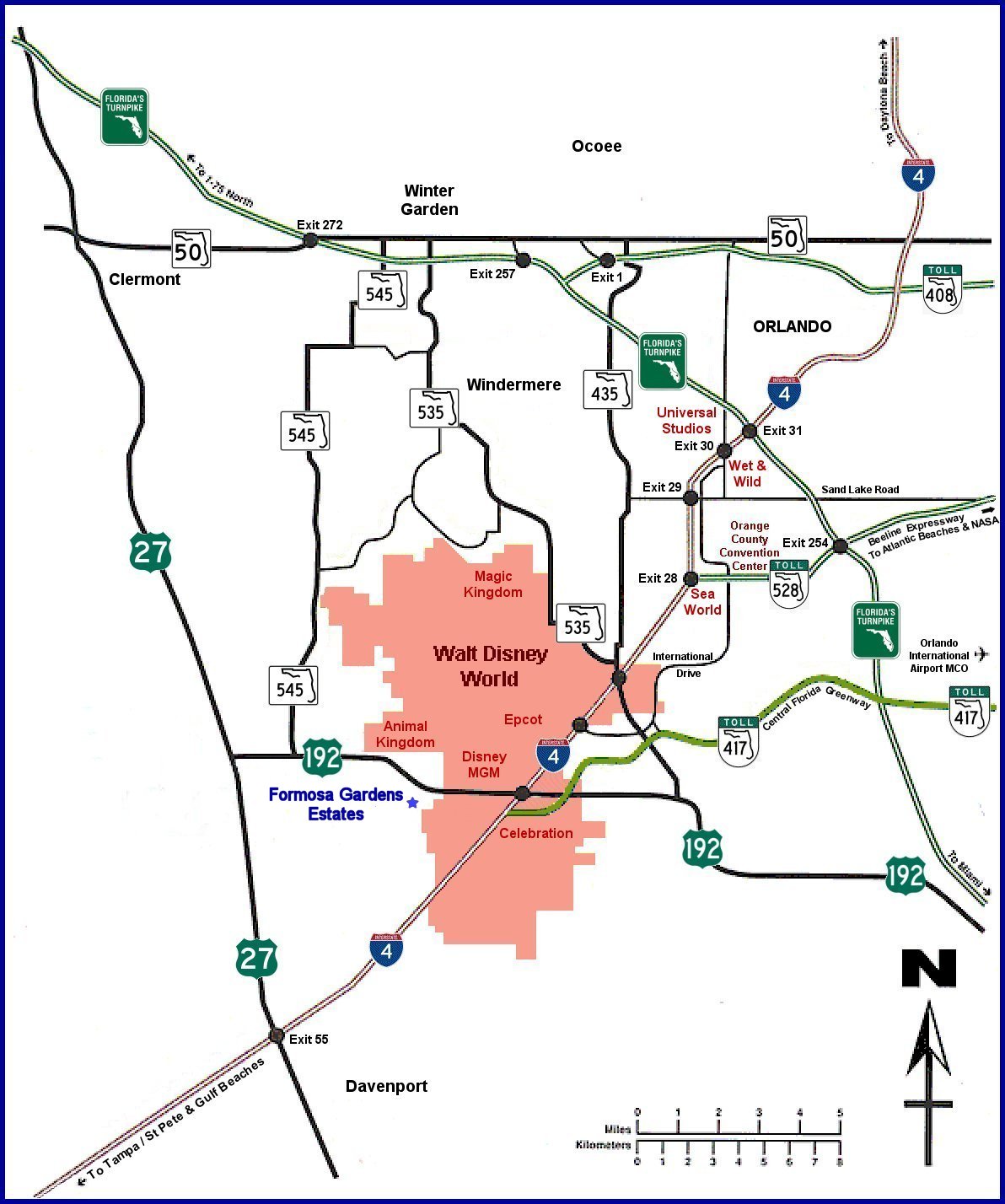 Formosa Gardens Map